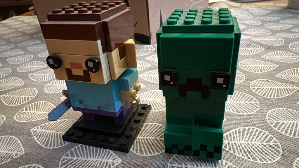 LEGO BrickHeadz Steve & Creeper - 41612, Ophalen of Verzenden, Zo goed als nieuw