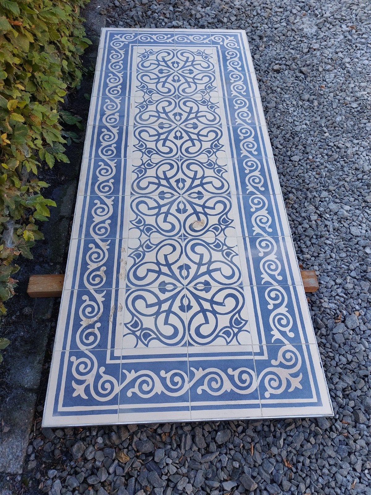 Tafelblad tuintafel, Ophalen, Gebruikt, Rechthoekig, Overige materialen