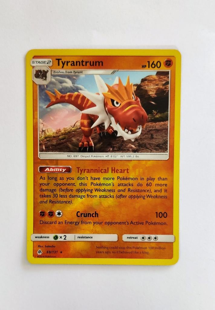 Tyrantrum 69/131 Tyrunt 68/131, Ophalen of Verzenden, Zo goed als nieuw, Losse kaart