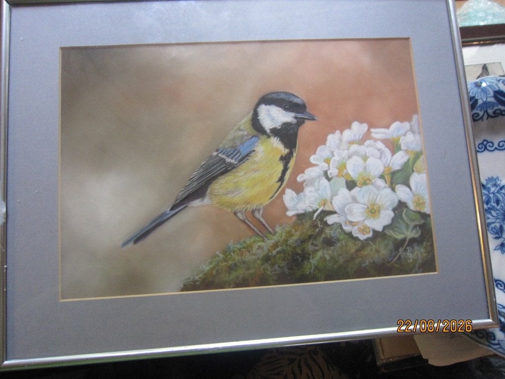 Leuk schilderijtje Paulien Janssen v/e Koolmees, Ophalen, Expressionistisch, Dieren, Aquarel