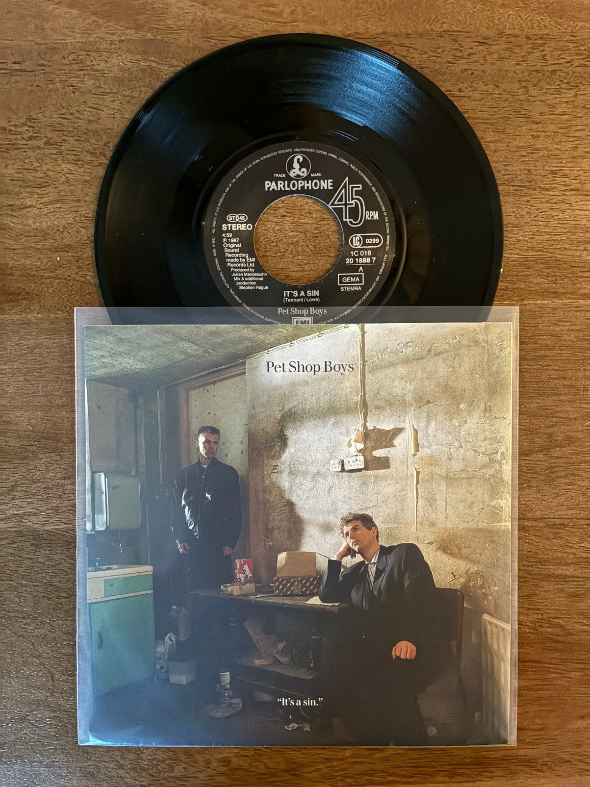 Pet Shop Boys - It’s a sin, Ophalen of Verzenden, 7 inch