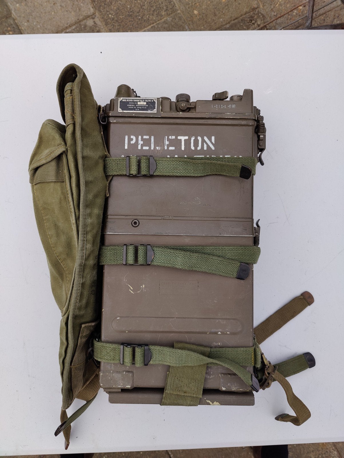 PRC-10 RADIO U.S. goede staat!, Ophalen of Verzenden, Landmacht, Amerika, Overige typen