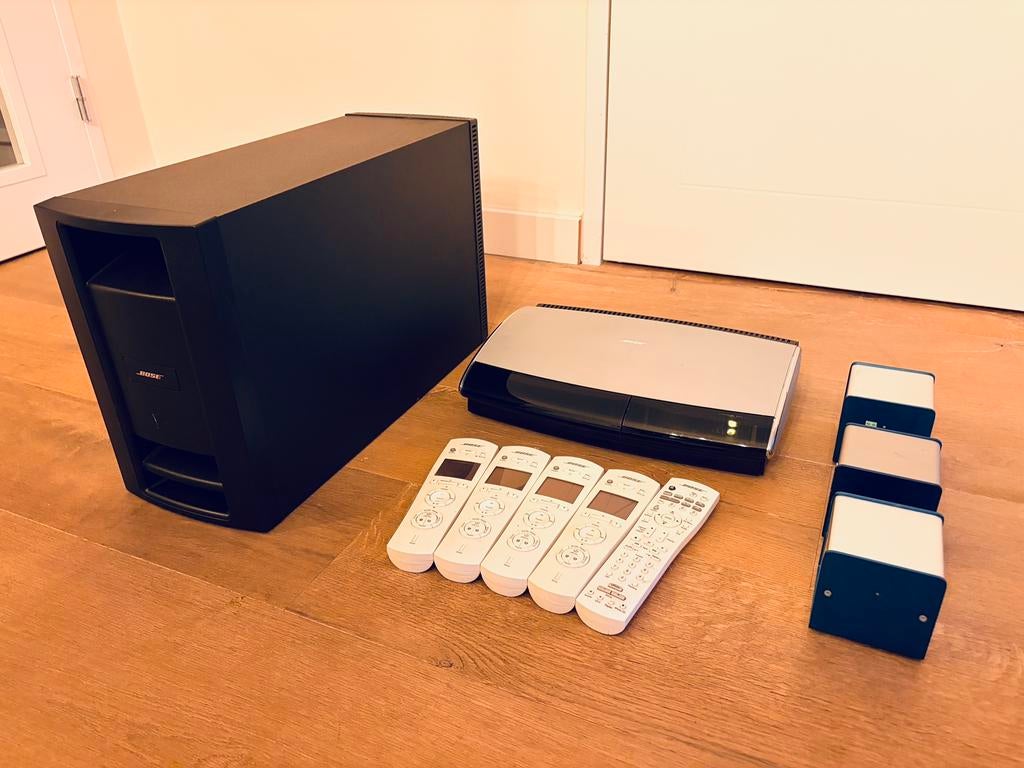 Bose Lifestyle 48 III + DeToma 5-zone audio systeem, Gebruikt, 120 watt of meer, Ophalen, Overige merken
