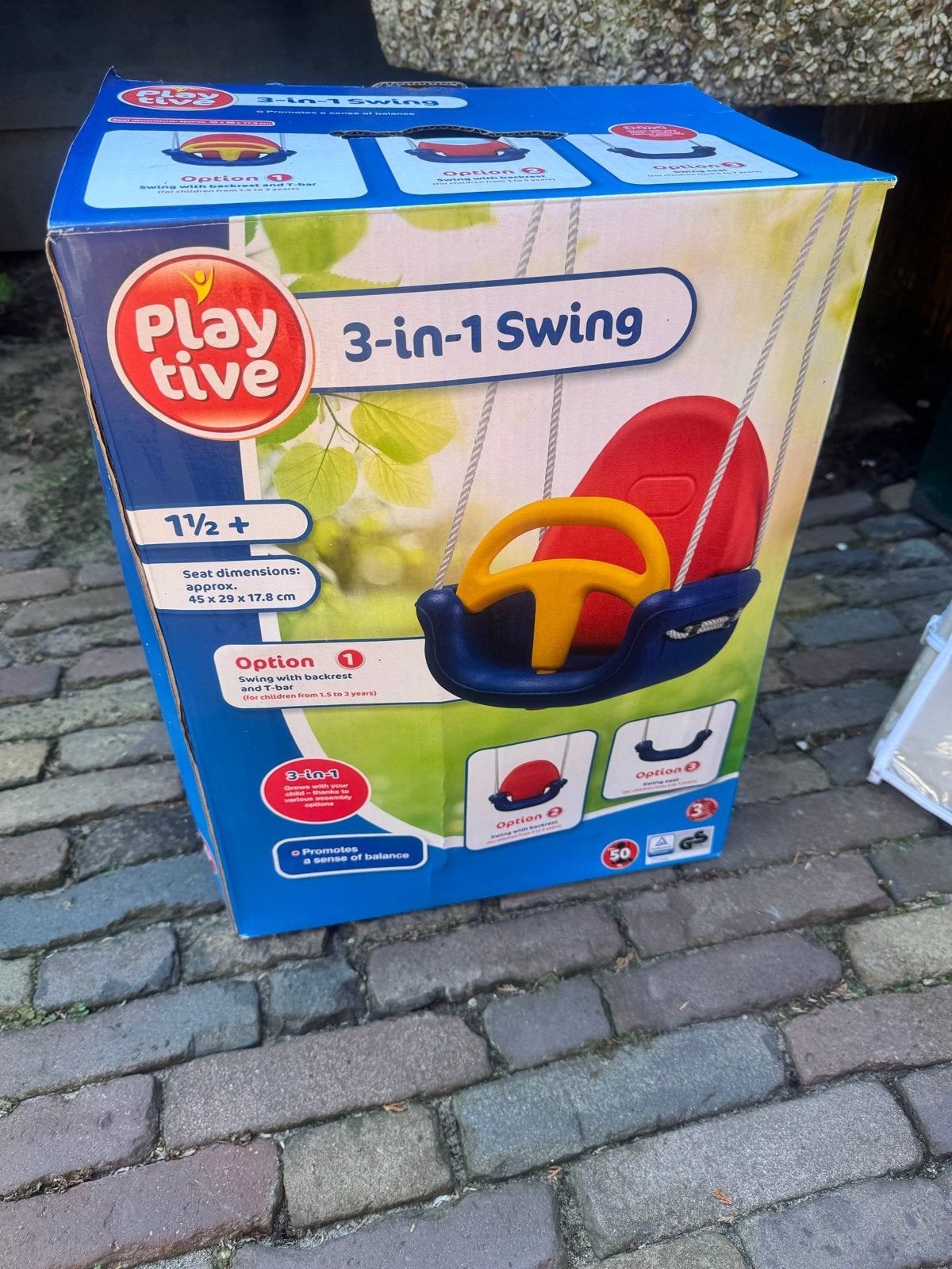 Playtive 3-in-1 Schommel voor baby en kind, Kinderen en Baby's, Speelgoed | Buiten | Speeltoestellen, Ophalen, Zo goed als nieuw