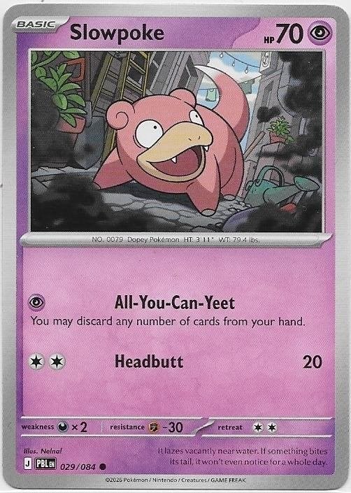 Pitch Black,  Slowpoke [common] 29/84, Verzenden, Nieuw, Losse kaart