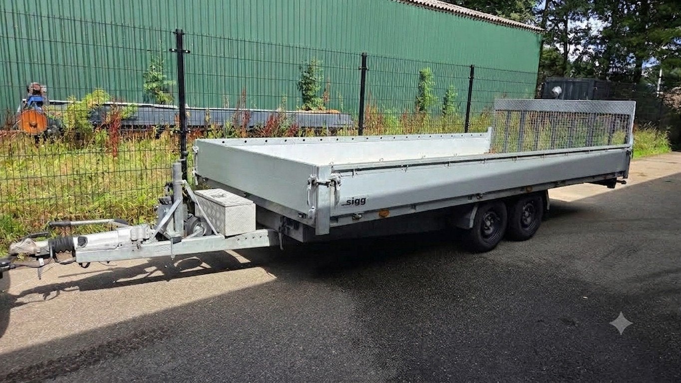 Machinetransporter kantelbaar 3500kg 510x210, Ophalen, Zo goed als nieuw