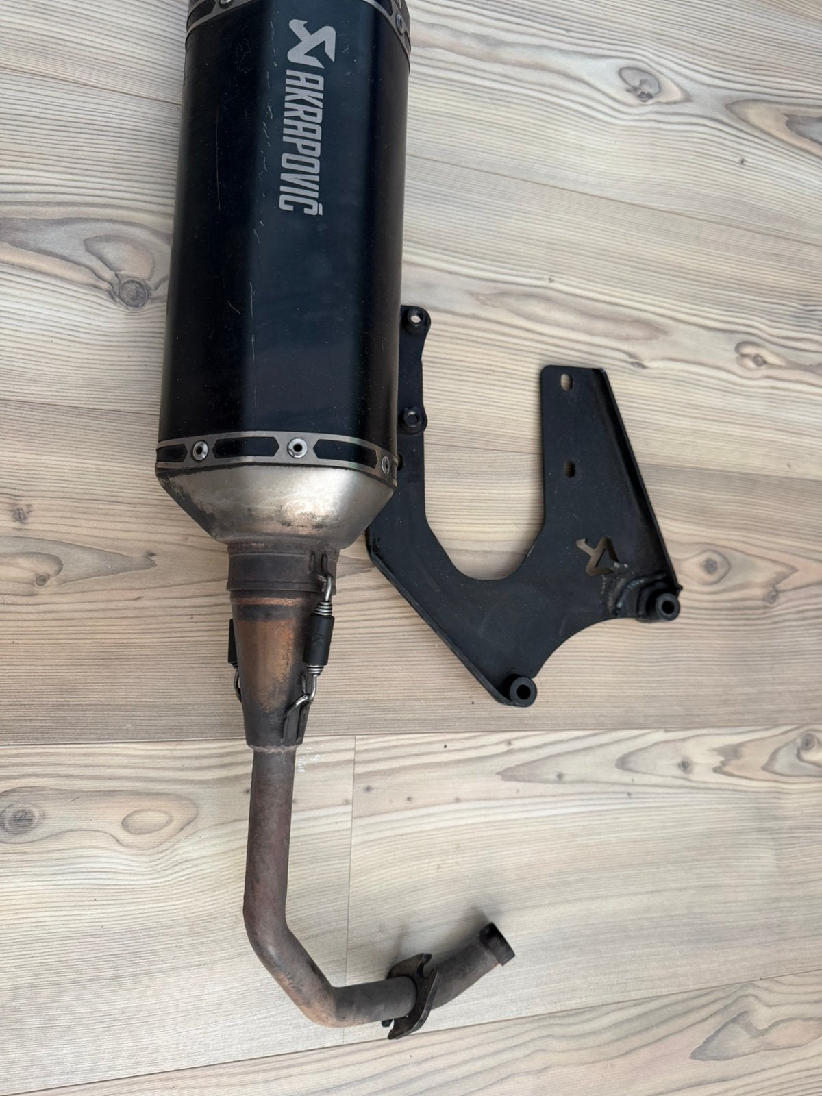 Akrapovic piaggio en vespa 2v, Ophalen of Verzenden, Gebruikt