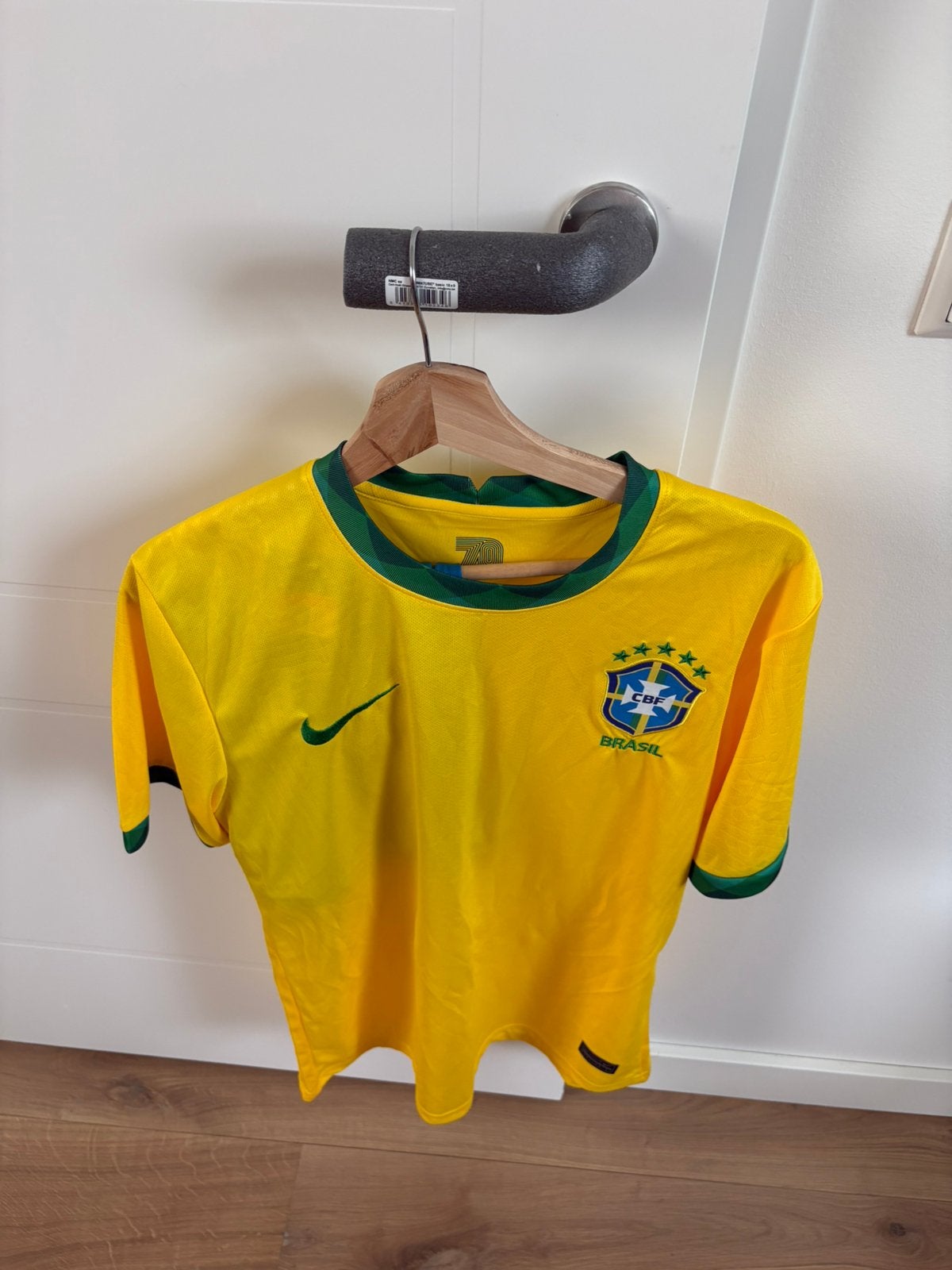 Brazilië thuis shirt met broekje large, Ophalen of Verzenden, Nieuw, Buitenlandse clubs, Shirt