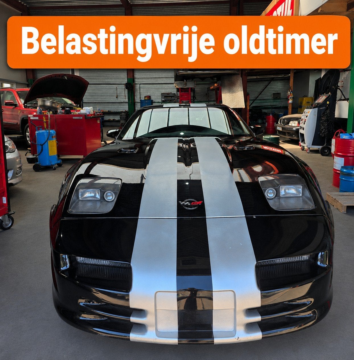 Chevrolet Corvette C4 1985 75500km belastingvrij ACI stalker, Auto's, 249 pk, Leder en Stof, Zwart, Corvette