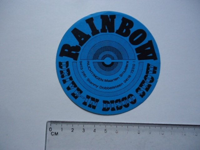 sticker oud Rainbow Maarten Smulders Stanny Dobbelsteen, Verzenden, Zo goed als nieuw, Bedrijf of Vereniging