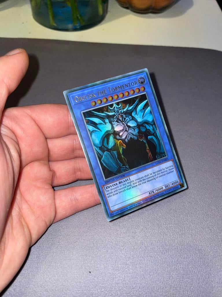 Yu-Gi-Oh! Obelisk the Tormentor - Limited edition, Hobby en Vrije tijd, Verzamelkaartspellen | Yu-gi-Oh!, Ophalen of Verzenden