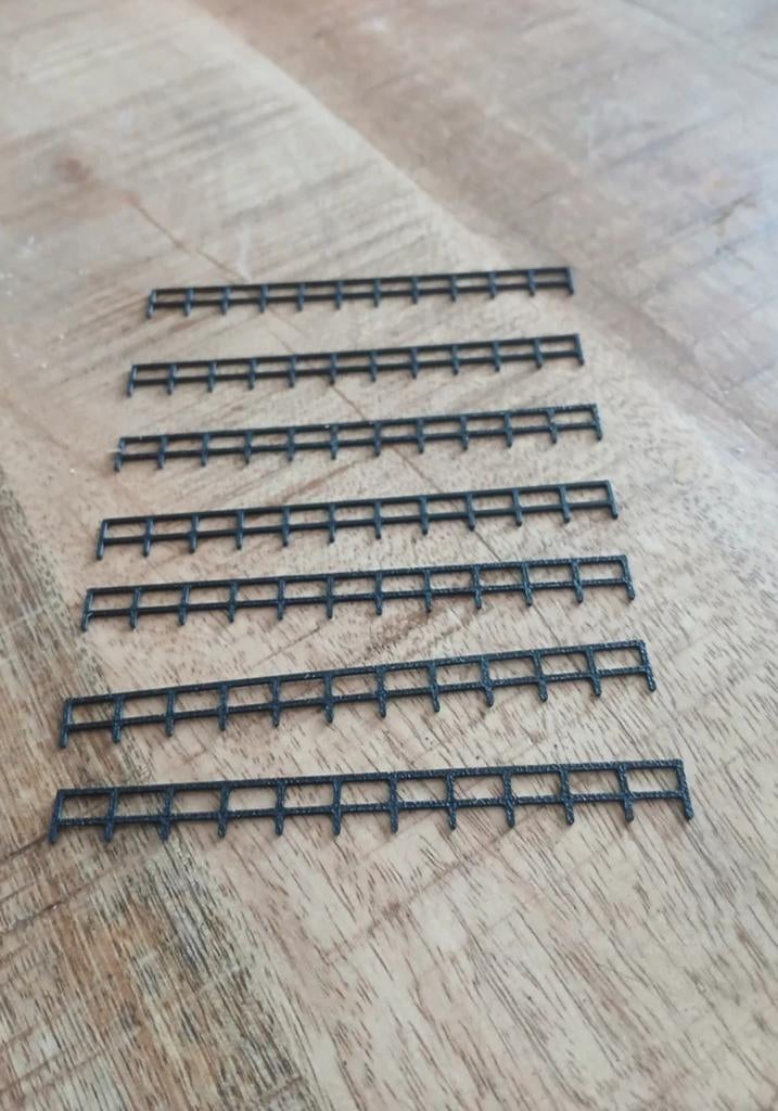 Lage hekjes zwart h0, Hobby en Vrije tijd, Modeltreinen | H0, Verzenden