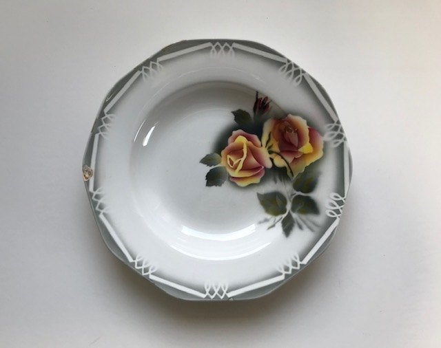Digoin Sarreguemines Odile diep bord, Ophalen of Verzenden