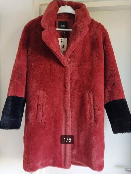 NIEUW!! OBJECT aparte faux fur coat VAN 139,95 VOOR 40 EURO!, Maat 38/40 (M), Object, Nieuw, Meerkleurig