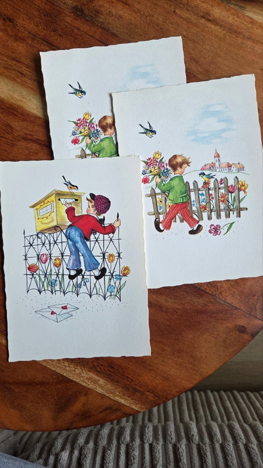 Vintage kinderprentjes, 3 stuks, jaren '60, Ophalen, Ongelopen