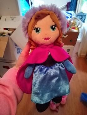 anna en elsa  knuffels te koop, Disney, Ophalen, Zo goed als nieuw, Overige typen