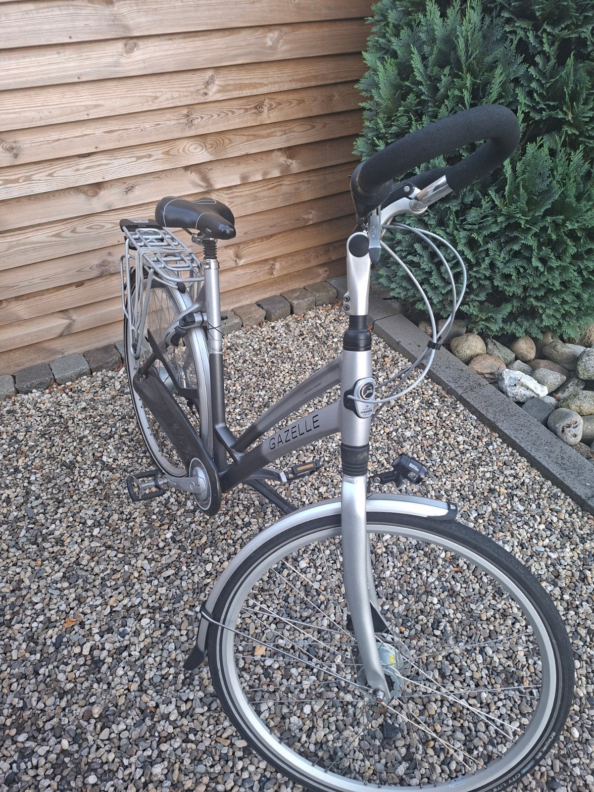 Gazelle Chamonix C8 Damesfiets 57cm, Fietsen en Brommers, Ophalen, Gebruikt, Velgrem, Versnellingen