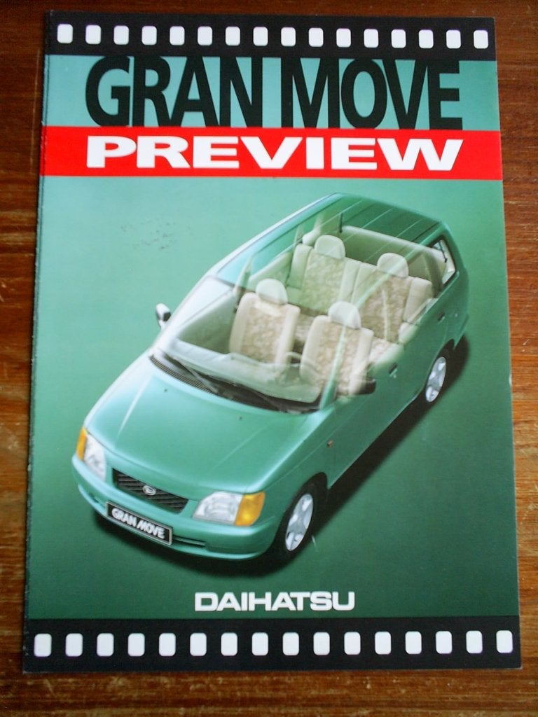 Daihatsu Gran Move 1996 6 pag., Verzenden, Zo goed als nieuw, Overige merken