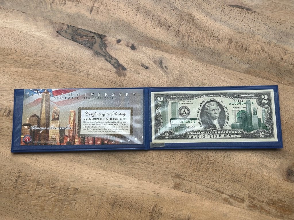 Colorized US bank note, Ophalen of Verzenden, Vóór koninkrijk, Overige waardes