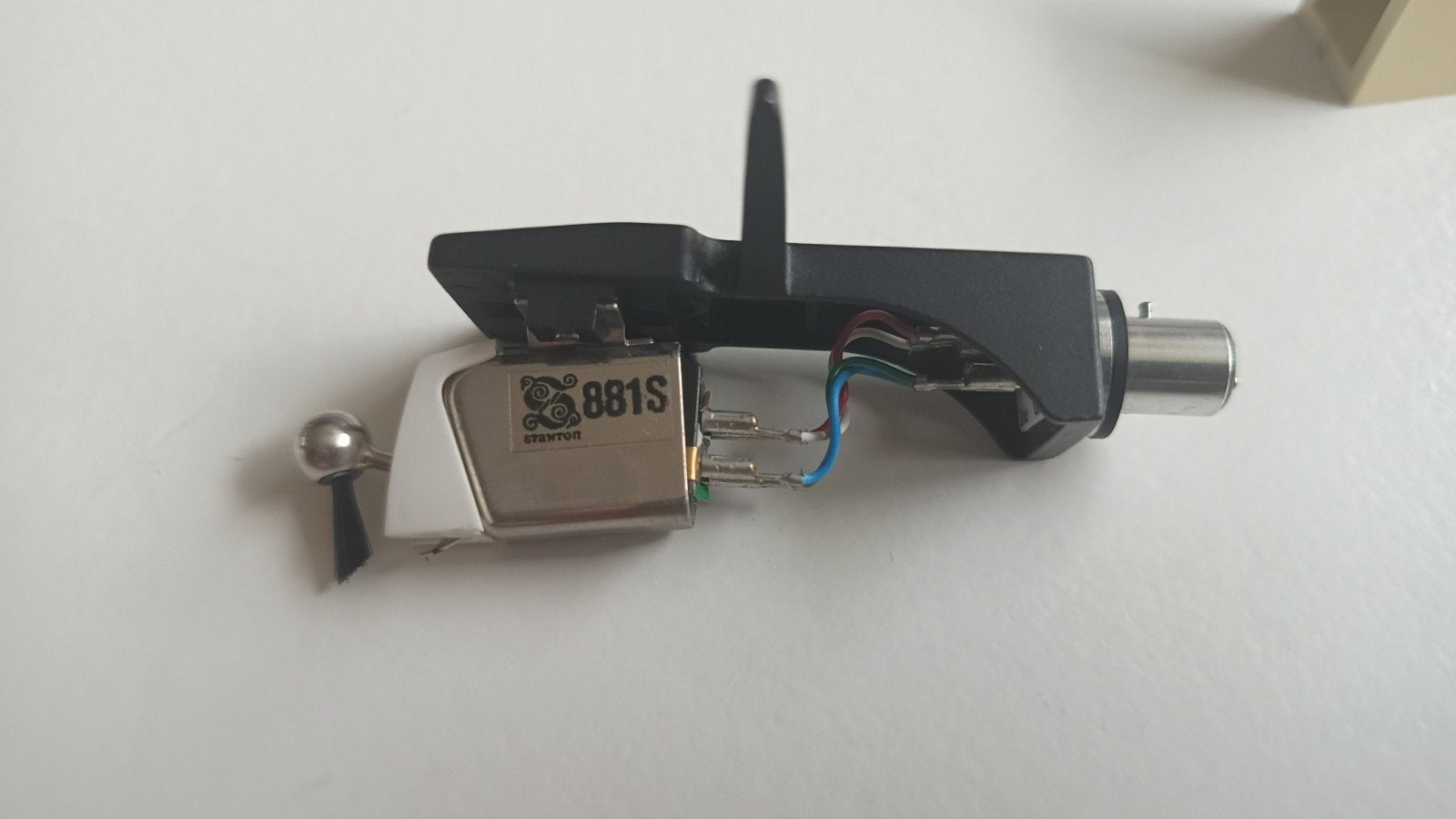 Stanton 881S element met nieuwe naald op headshell, Audio, Tv en Foto, Ophalen of Verzenden, Zo goed als nieuw, Platenspeler-onderdeel