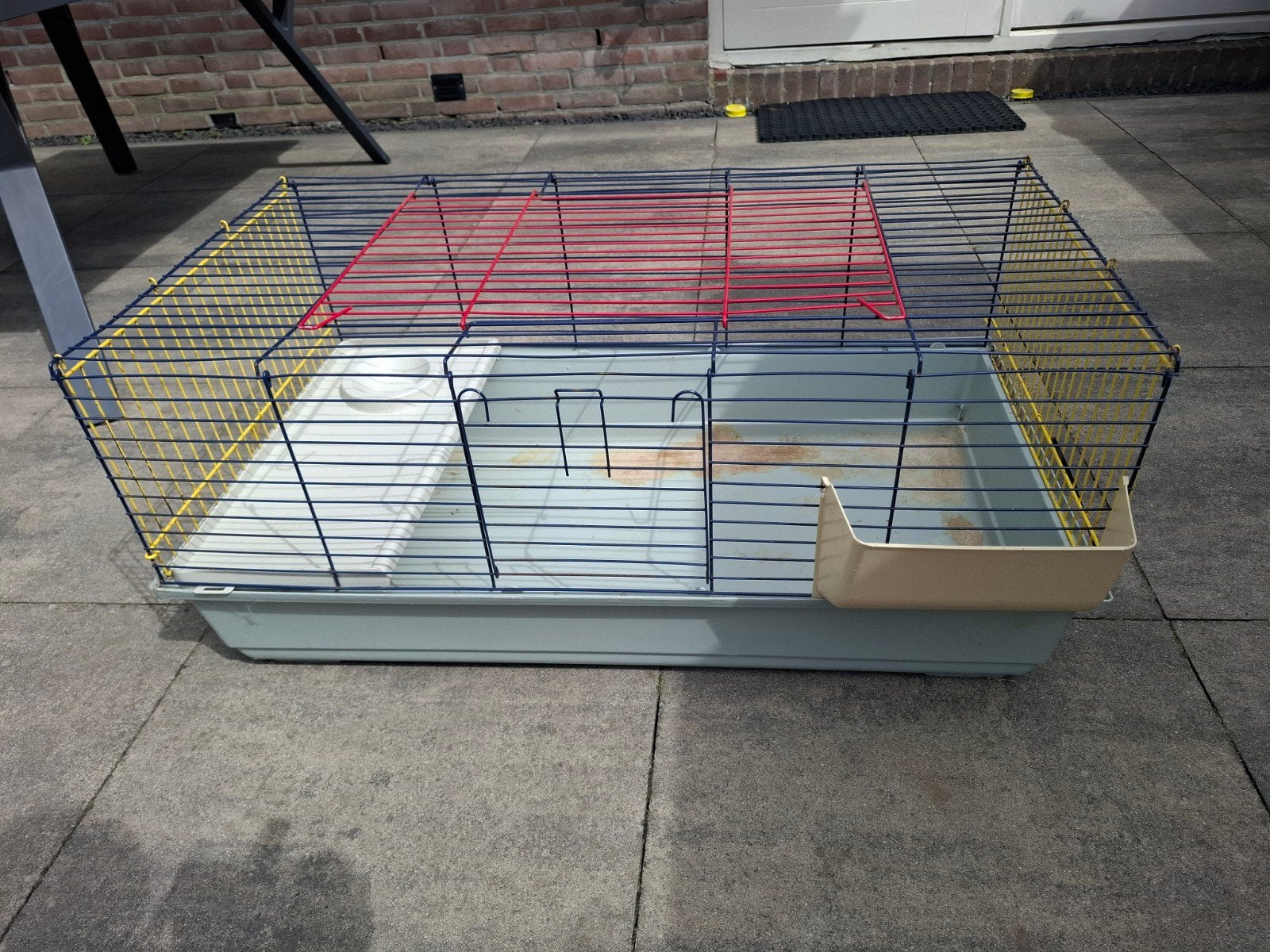Binnen cavia of konijnen kooi., Ophalen, Gebruikt