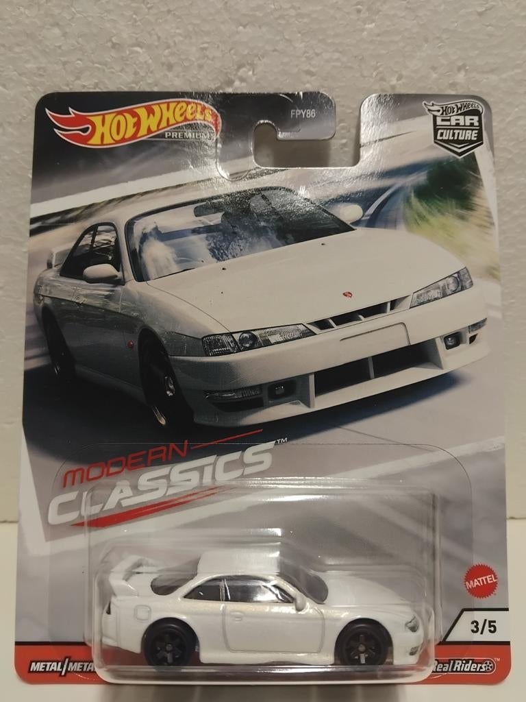 Hot Wheels Modern Classics Nissan Silvia S14 offwhite 3INCH, Ophalen of Verzenden, Zo goed als nieuw, Auto