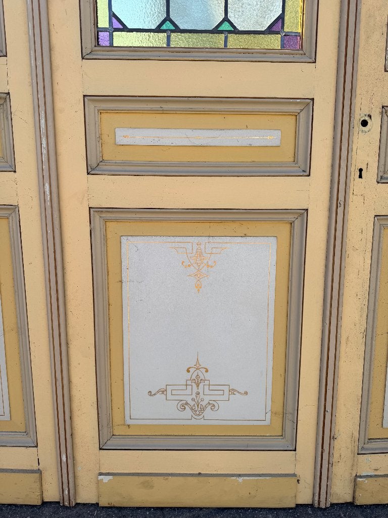 4-delige openslaande glas in lood deuren 348x290cm, Ophalen