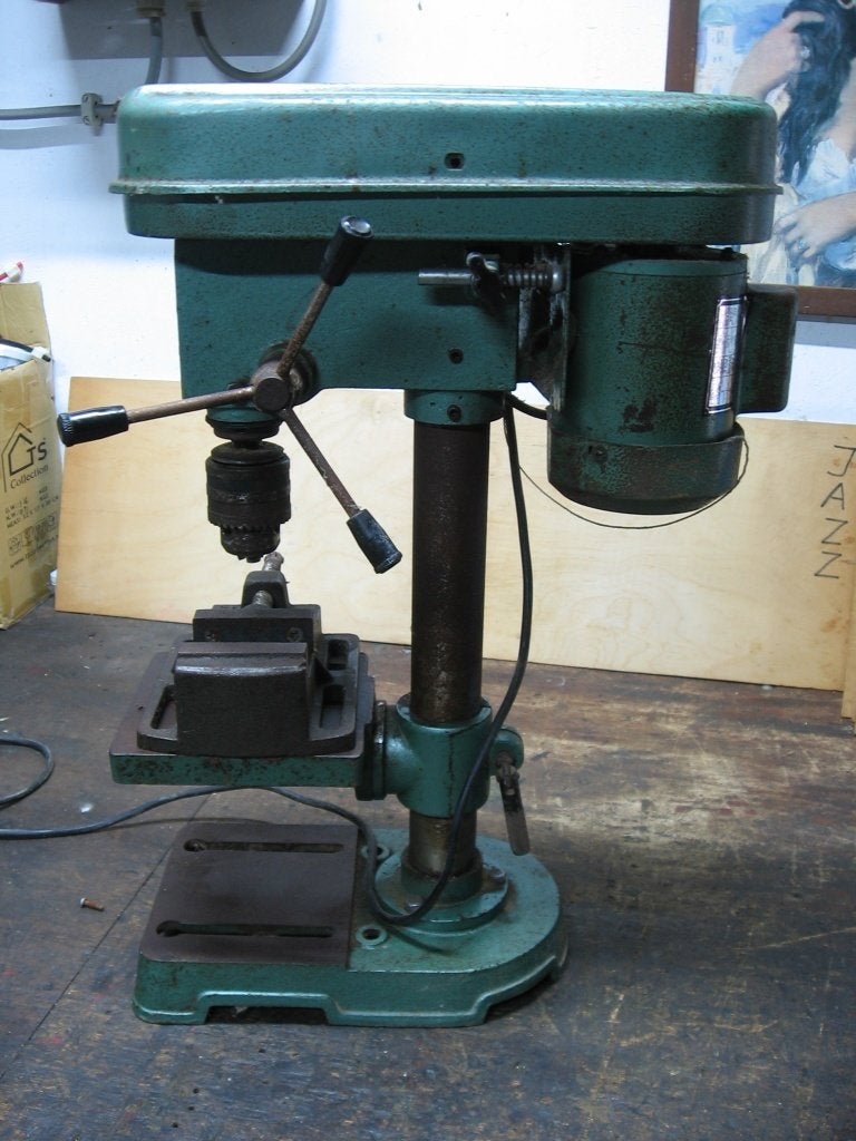 Kleine kolomboormachine; boorstandaard, Ophalen, Gebruikt, Minder dan 400 watt, Kolomboormachine