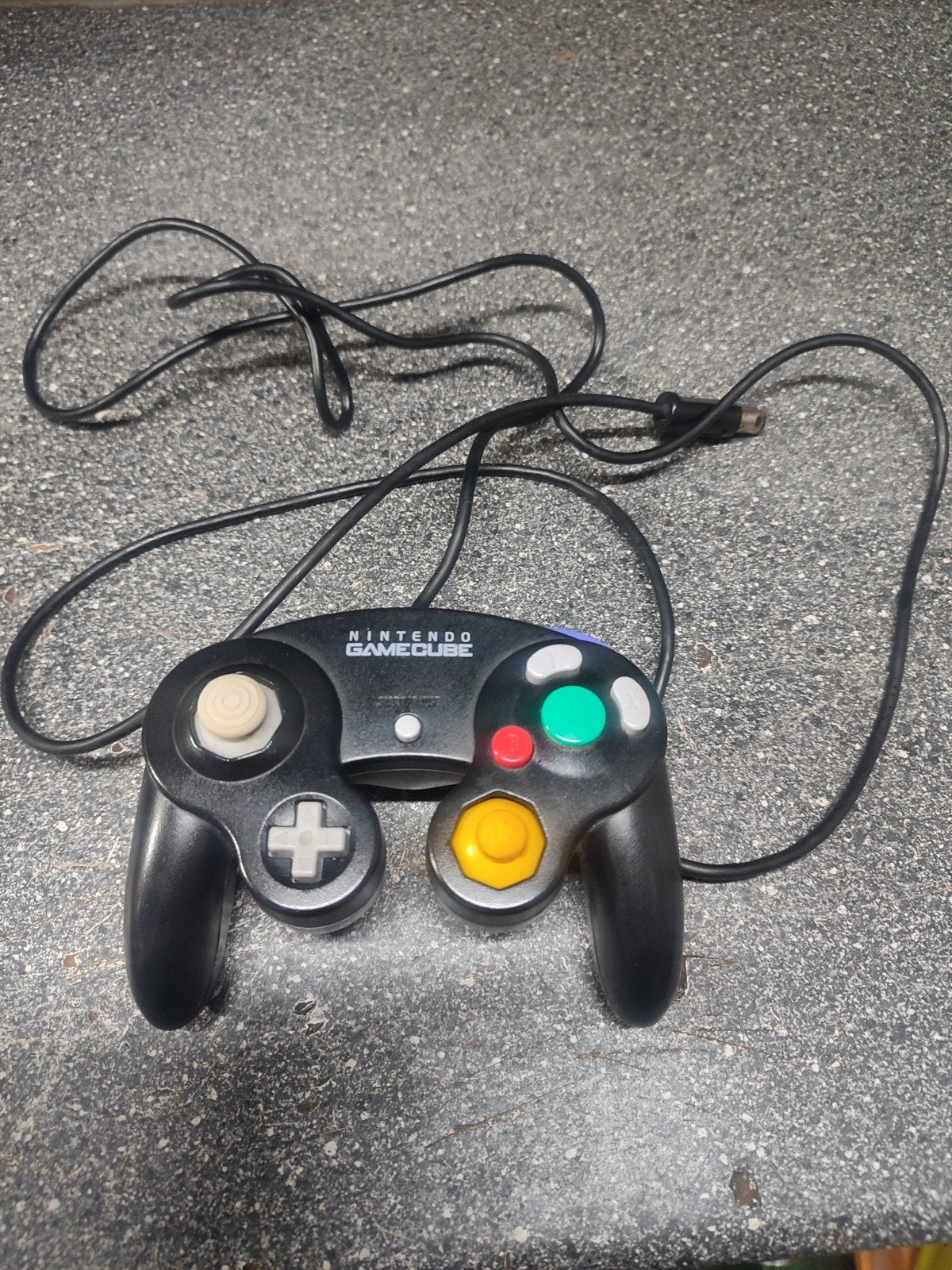 Originele Nintendo GameCube Controller - Zwart, Ophalen of Verzenden, Gebruikt