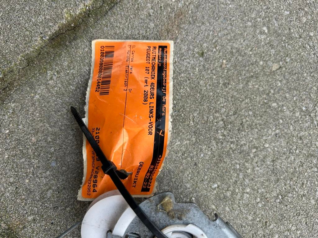 Elektrische ramen peugeot 107, links, Ophalen of Verzenden