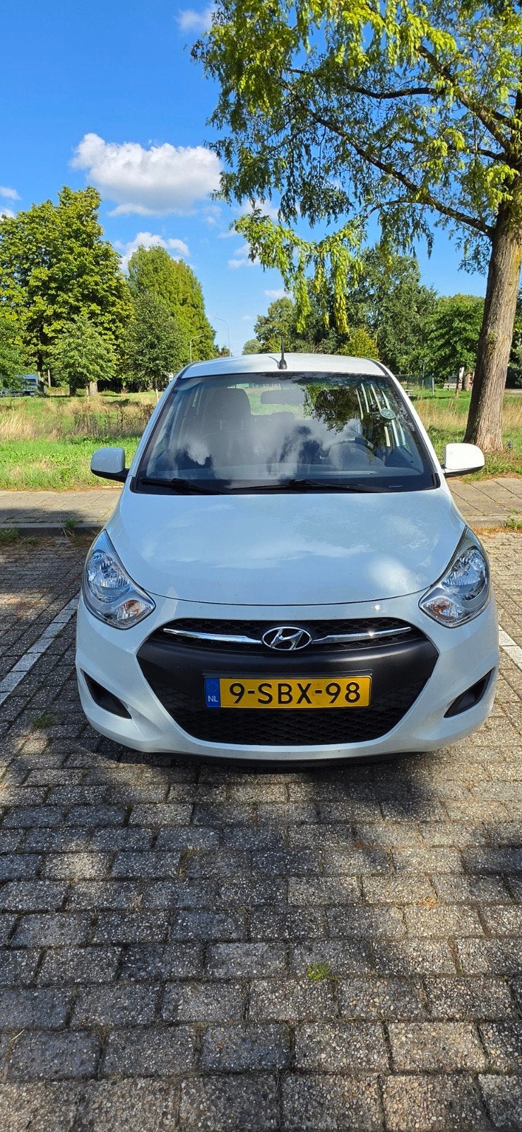 Hyundai i10 1.0 5DR 2013 Wit, Voorwielaandrijving, 400 kg, Wit, Origineel Nederlands