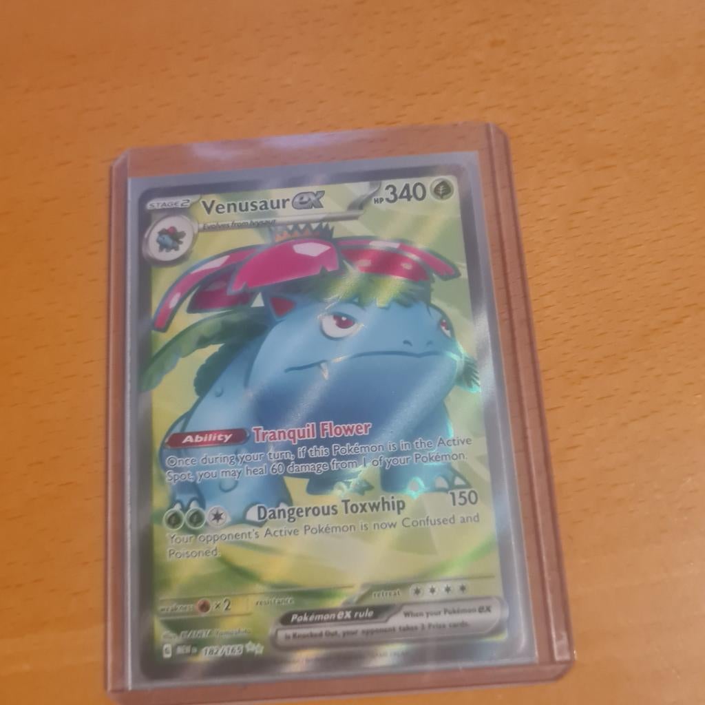 Venusaur ex Pokémon kaart (Obsidian Flames), Ophalen of Verzenden, Zo goed als nieuw, Losse kaart