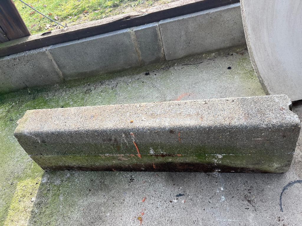 Betonbanden, Tuin en Terras, Tegels en Klinkers, Ophalen, Gebruikt, Overige typen, Minder dan 5 m²