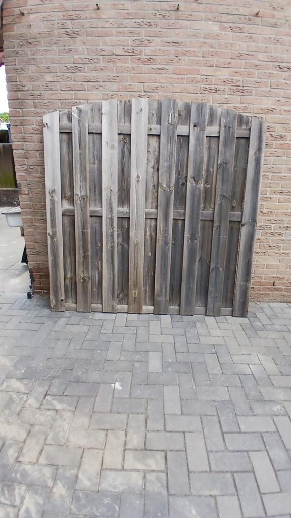 Houten schuttingdeel 180x180cm, Tuin en Terras, Schuttingen, Ophalen, Minder dan 3 meter, Hout, 1 tot 2 meter