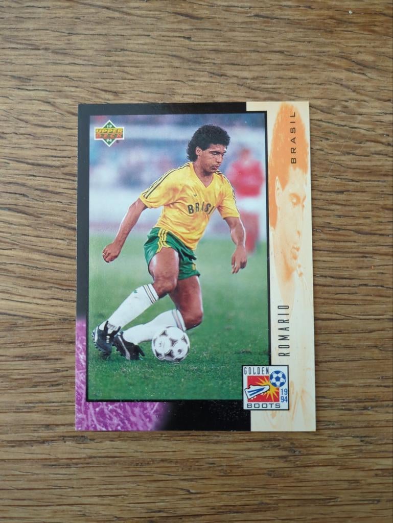 Romário Voetbalkaart - Brazilië - Upper Deck 1994, Verzamelen, Sportartikelen en Voetbal, Ophalen of Verzenden, Zo goed als nieuw