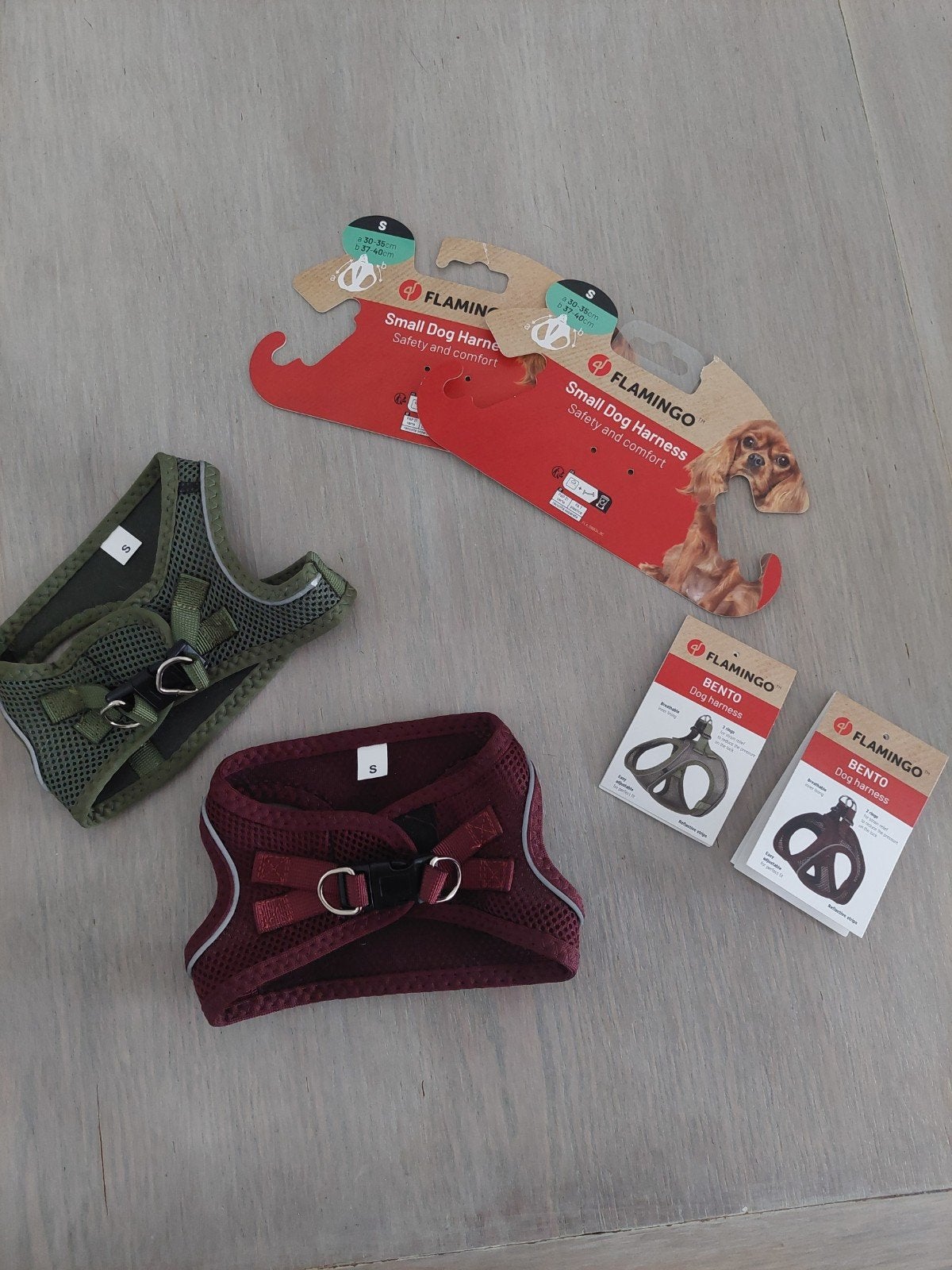 Tuigje / harnas voor kleine honden of voor katten, Flamingo, Ophalen of Verzenden, Nieuw, Halsband