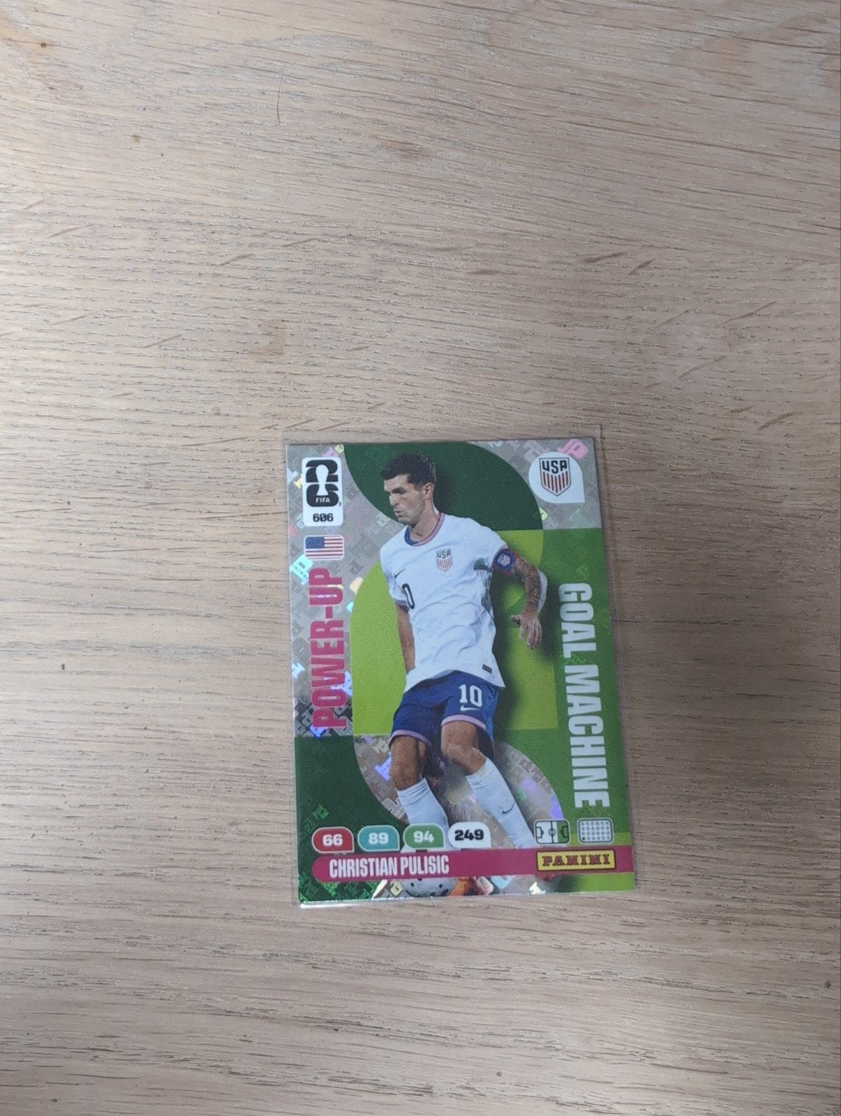 Christian Pulisic FIFA World Cup 2026 Adrenalyn XL Kaart, Ophalen of Verzenden, Zo goed als nieuw, Buitenlandse clubs, Spelerskaart