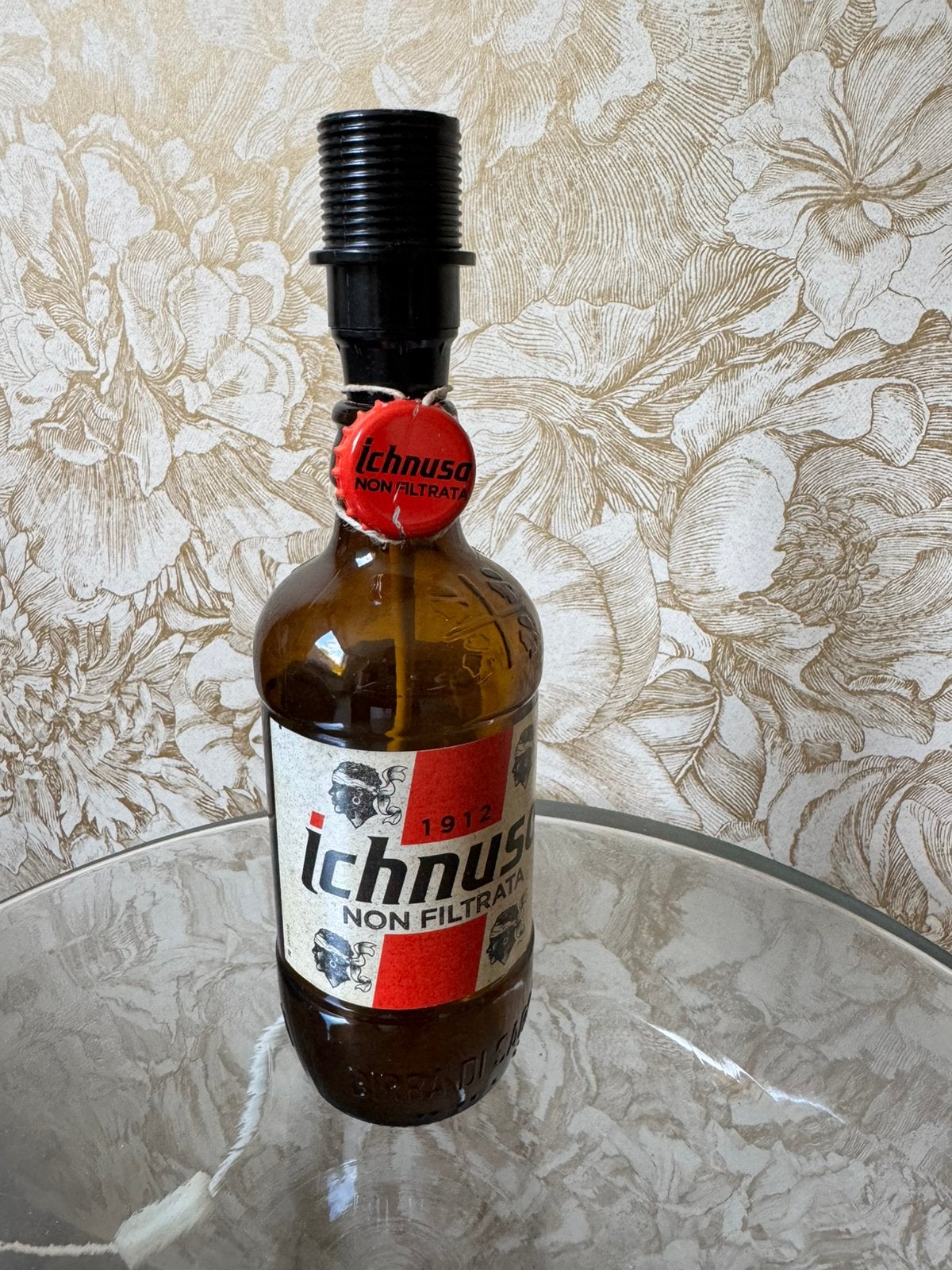 Ichnusa bier lamp, Ophalen of Verzenden, Nieuw, Flesje(s), Overige merken