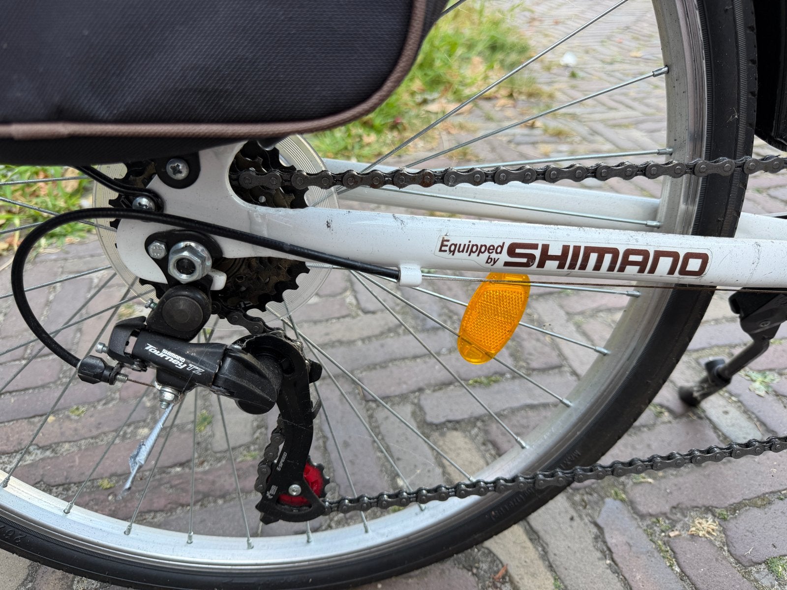 Moma Hybrid fiets met Shimano versnellingen, Gebruikt, Vering, Velgrem, 53 tot 57 cm