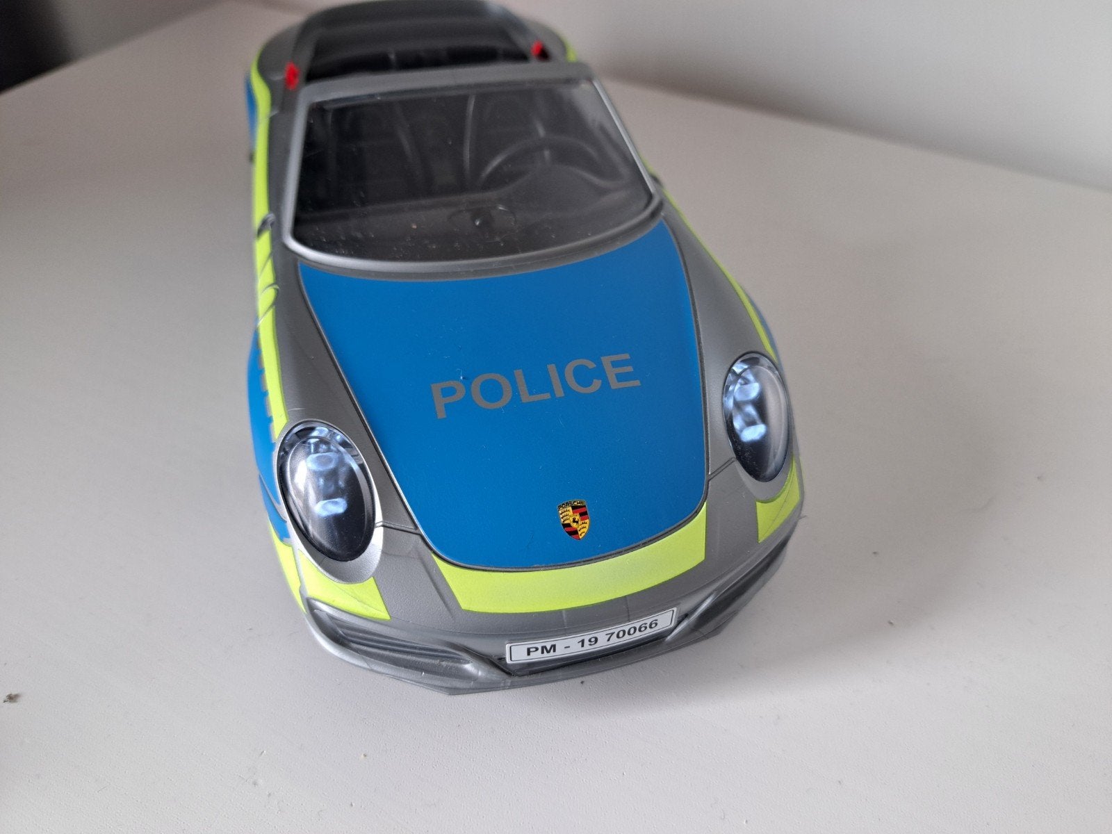 Playmobil Porsche 911 Carrera 4S Politieauto, Ophalen of Verzenden, Zo goed als nieuw