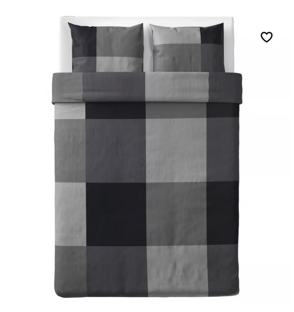 Dekbedovertrek 200x200 Zwart + 2 Kussenslopen, Huis en Inrichting, Ophalen, Zwart, Dekbedovertrek, Nieuw