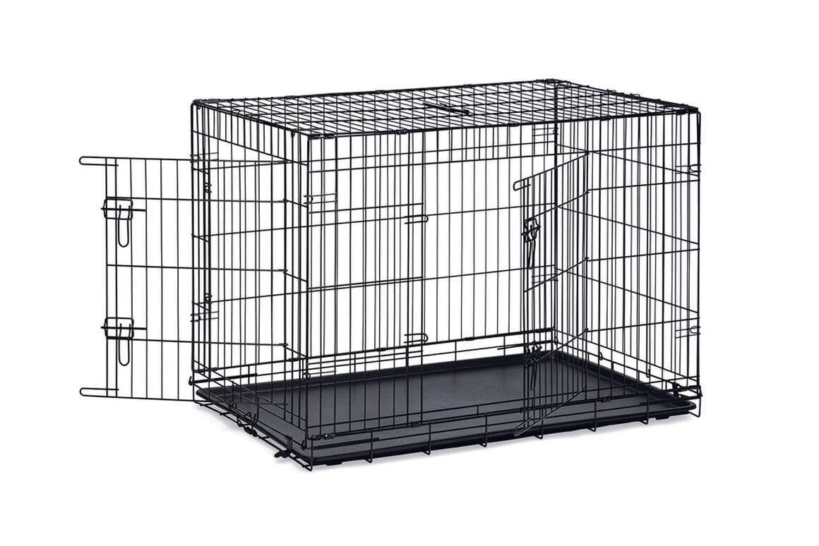 Te koop hondenbench zwart, Ophalen, Gebruikt, 75 tot 110 cm, Minder dan 65 cm