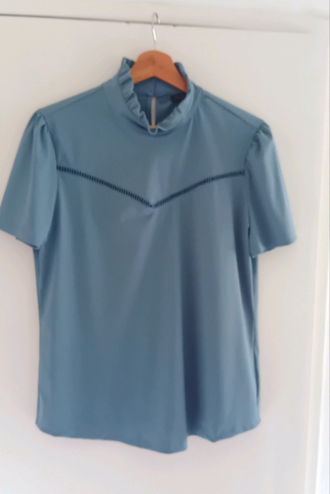 G Maxx travel top shirt grijsblauw S, Blauw, Ophalen of Verzenden, Zo goed als nieuw, Korte mouw