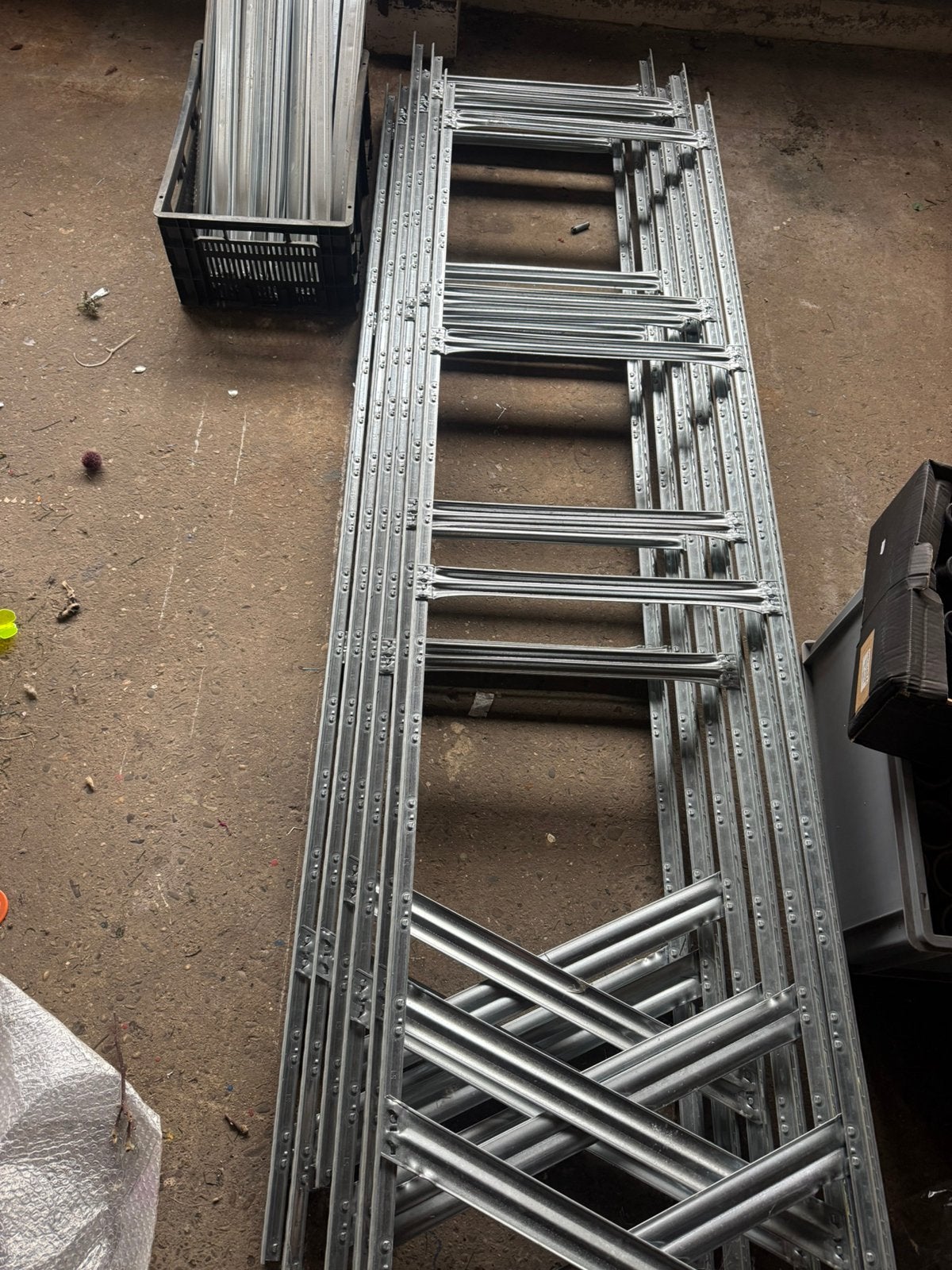 Stellingkasten/Legbordstelling 250cm hoog, Ophalen