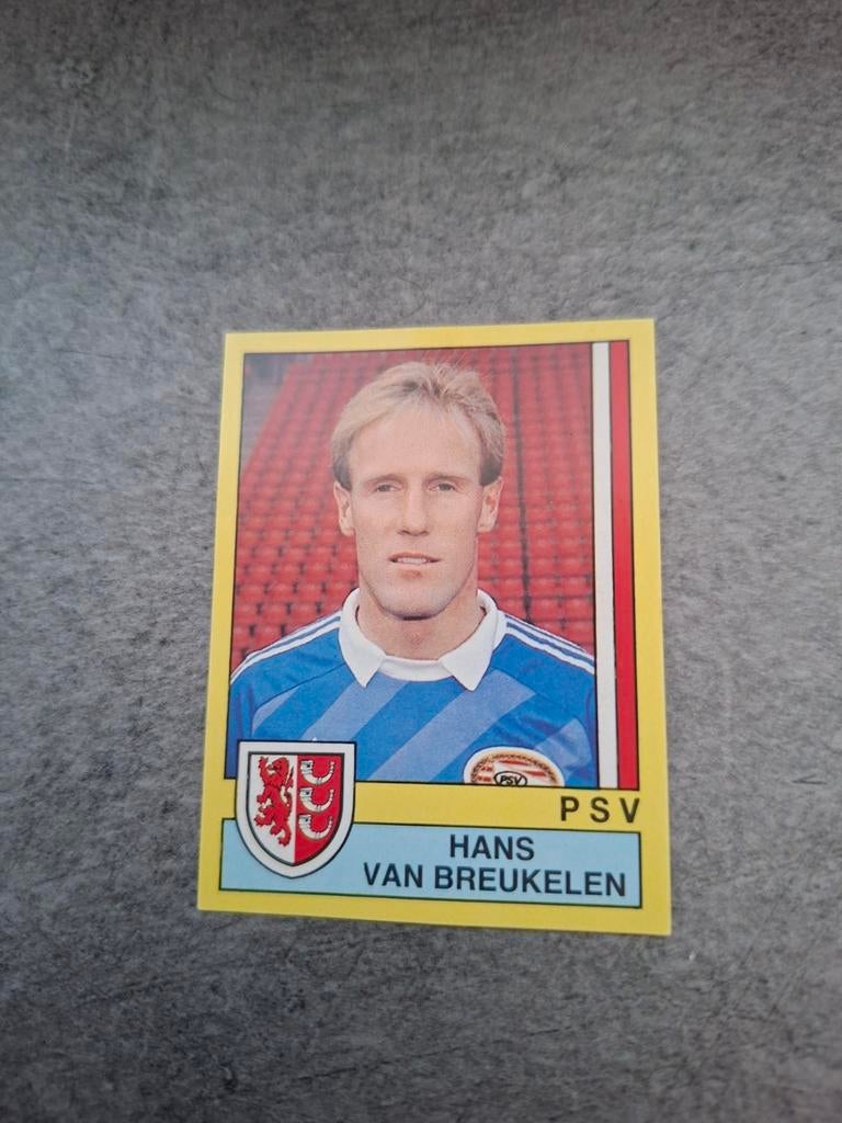 Panini sticker Voetbal 90. Hans van Breukelen PSV Eindhoven., Verzenden, Zo goed als nieuw, Sticker