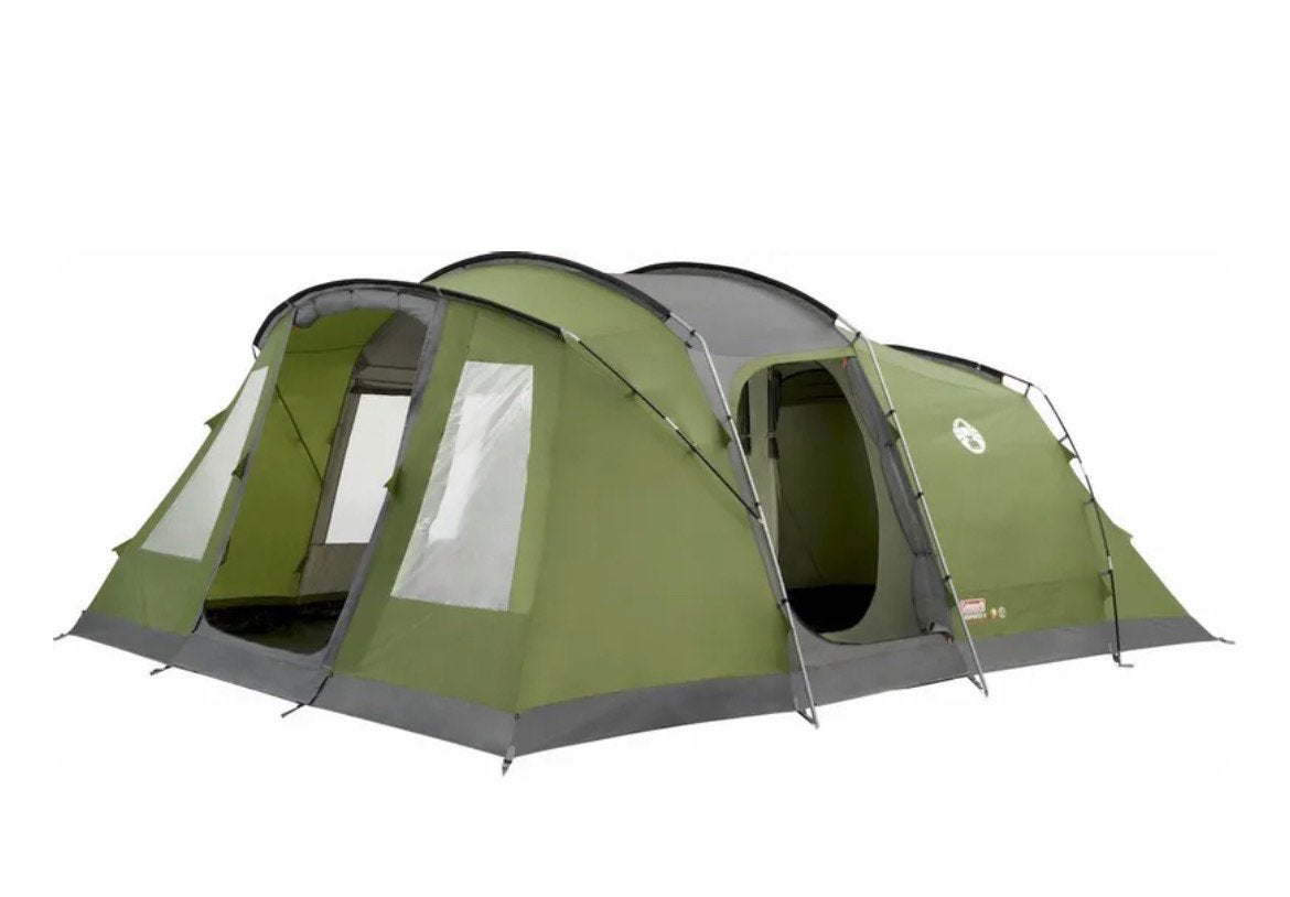 Coleman Vespucci 6 tunneltent  met bijpassende luifel, Caravans en Kamperen, Tenten, Ophalen, Zo goed als nieuw, Tot en met 6
