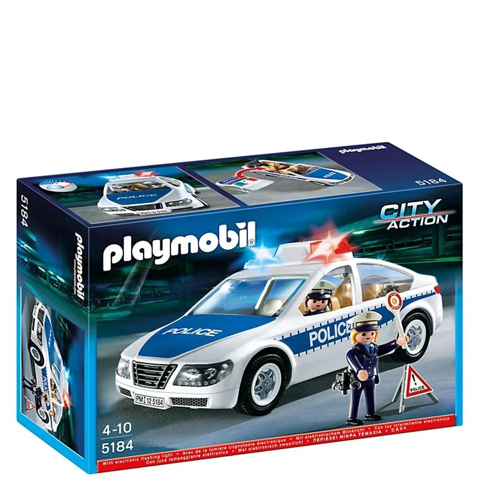 Playmobil 5184 Politieauto met originele doos, Ophalen of Verzenden, Gebruikt, Complete set
