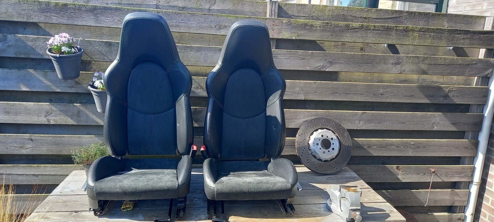 porche GT3 stoelen, Auto-onderdelen, Ophalen, Gebruikt