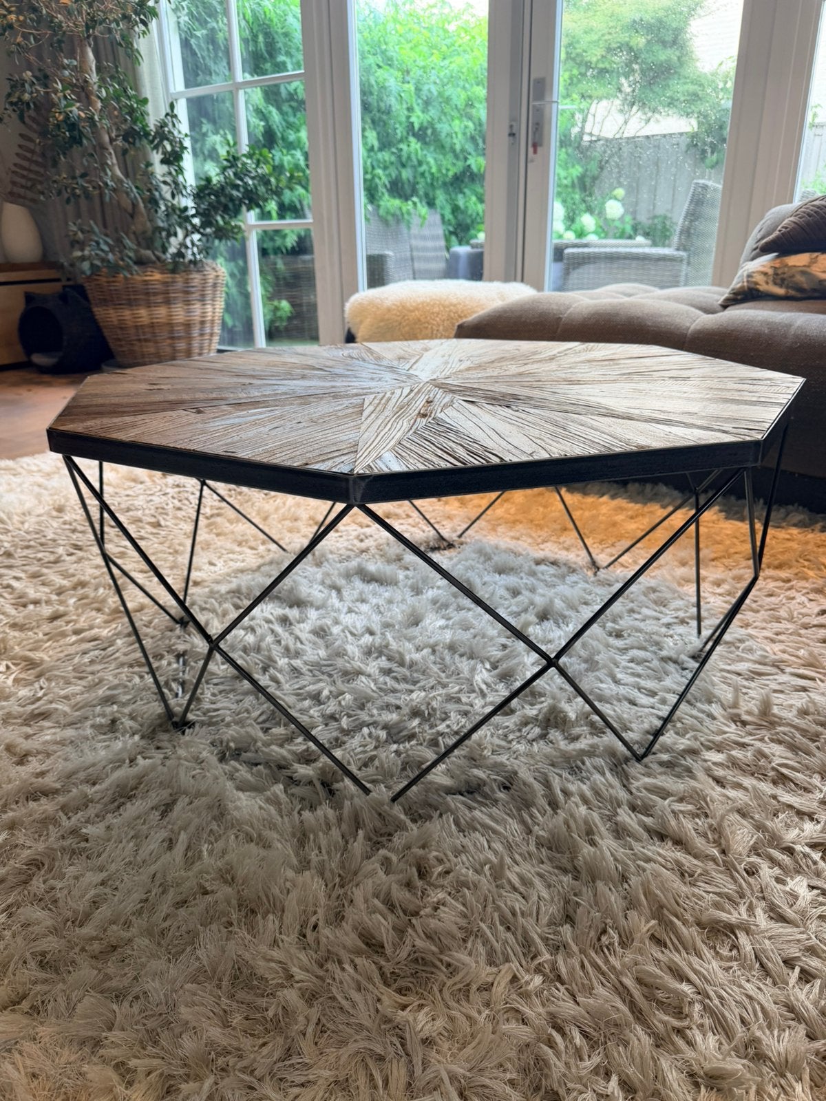 Riviera Maison Ambassador Coffee Table Dia 90, Ophalen, Rond, 50 tot 100 cm, Zo goed als nieuw