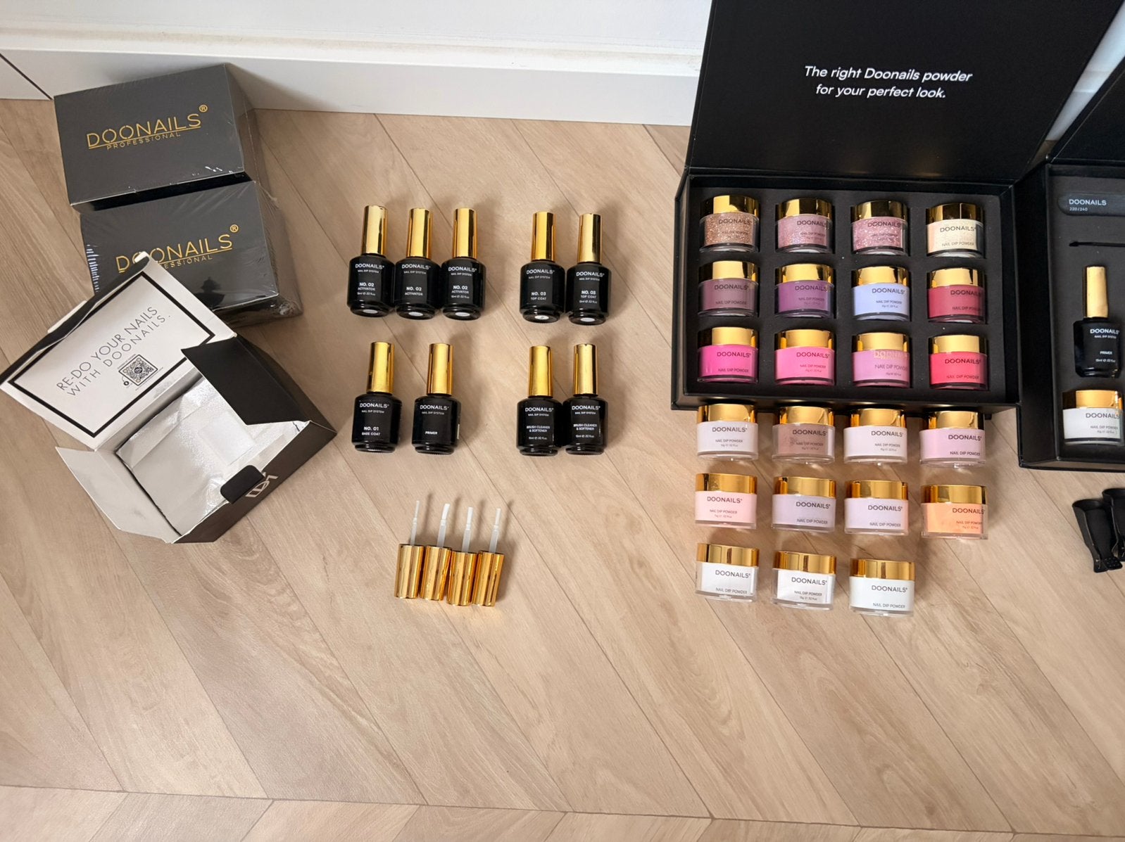 Doonails dip nails mega set (nieuwprijs+ €700), Sieraden, Tassen en Uiterlijk, Overige kleuren, Verzenden, Nieuw, Handen en Nagels